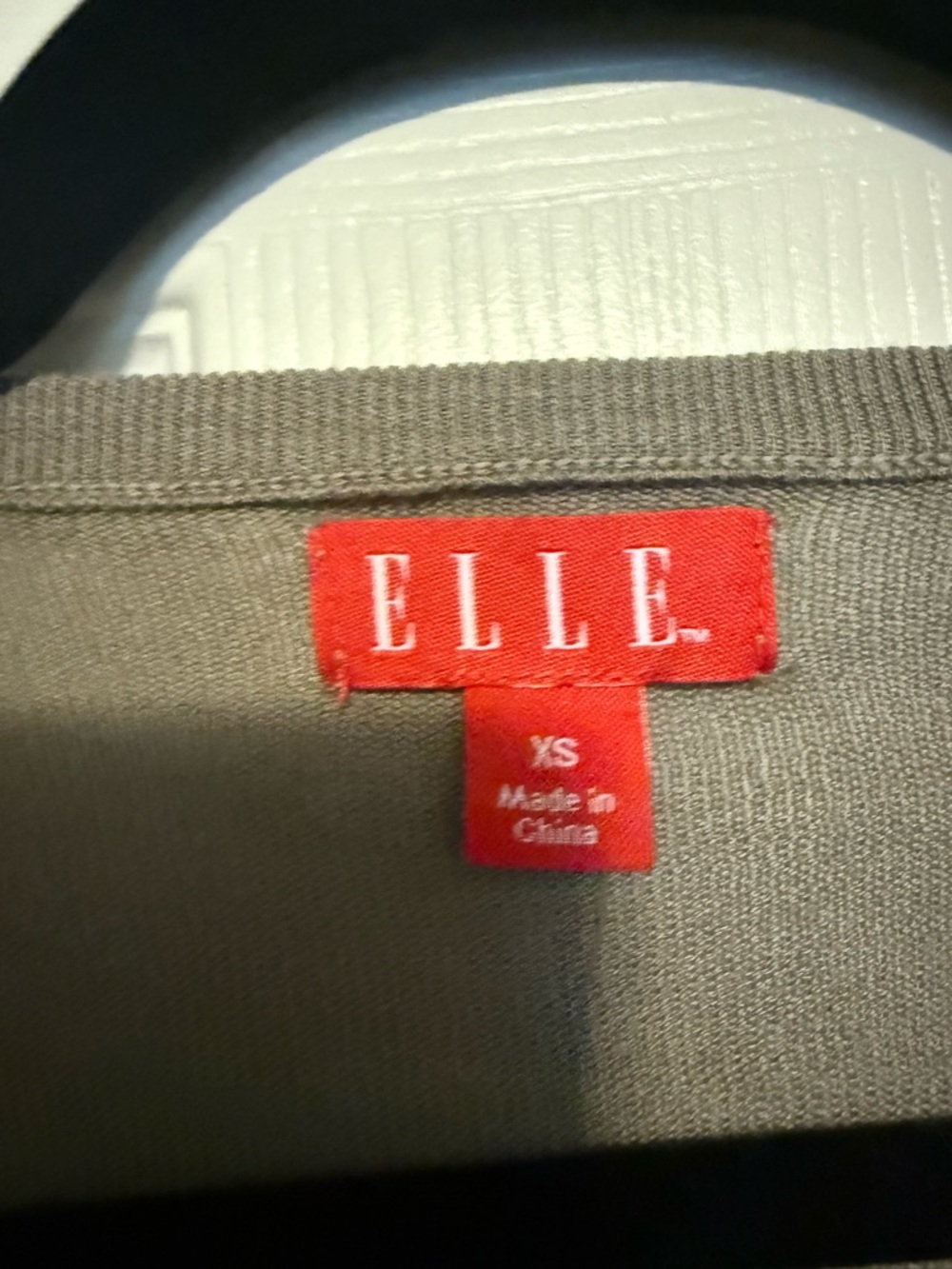 Elle Taupe Ruffle Button-Front Cardigan - Picture 3 of 5